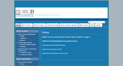 Desktop Screenshot of abcd.unimib.it