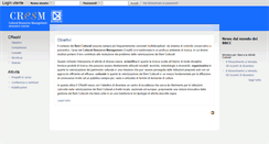 Desktop Screenshot of cresm.unimib.it