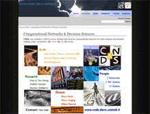 Tablet Screenshot of cnds.disco.unimib.it