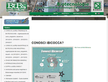 Tablet Screenshot of bioinformatica.unimib.it