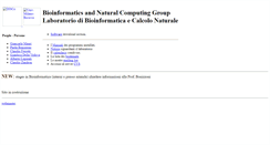 Desktop Screenshot of bioinformatics.bio.disco.unimib.it