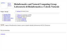 Tablet Screenshot of bioinformatics.bio.disco.unimib.it