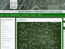 Tablet Screenshot of matapp.unimib.it