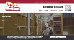 Desktop Screenshot of biblio.unimib.it